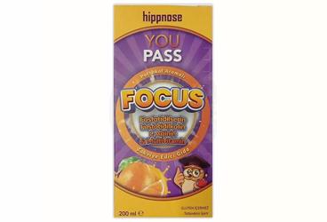 HIPPNOSE YOU PASS FOCUS TAKVIYE EDICI GIDA SURUP 200 ml şişe