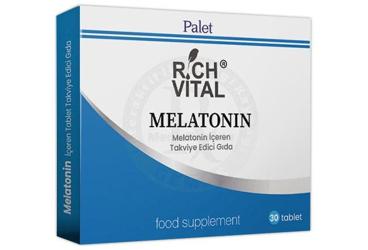 RICH VITAL MELATONIN ICEREN TAKVIYE EDICI GIDA TABLET 30 tablet