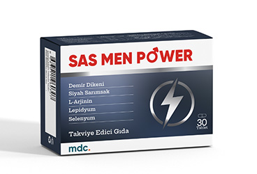SAS MEN POWER TAKVIYE EDICI GIDA TABLET 30 tablet