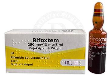Rifoxtem 250 mg/3 mL Enjeksiyonluk Çözelti, 1 ADET