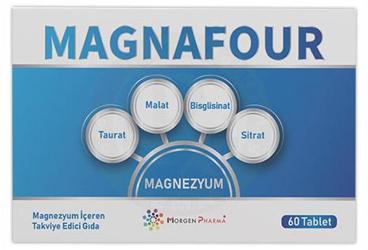 MAGNAFOUR MAGNEZYUM ICEREN TAKVIYE EDICI GIDA TABLET 60 tablet