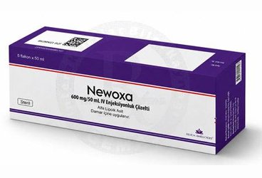 NEWOXA 600 MG/50 ML IV ENJEKSİYONLUK ÇÖZELTİ (5 ADET)