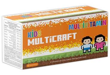 MULTICRAFT KIDS C VITAMINI VE CINKO ICEREN TAKVIYE EDICI GIDA AMPUL 20x5 ml ampul