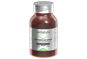 VENATURA MAGNEZYUM SITRAT P-5-P (VITAMIN 6) ICEREN TAKVIYE EDICI GIDA 60 tablet