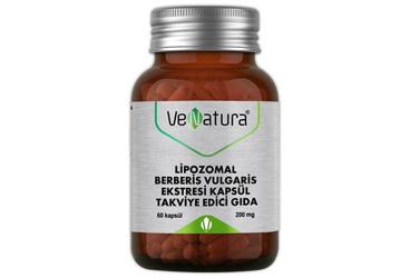 VENATURA LIPOZOMAL BERBERIS VULGARIS EKSTRESI ICEREN TAKVIYE EDICI GIDA KAPSUL 200 mg 60 kapsül