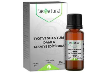 VENATURA IYOT VE SELENYUM ICEREN TAKVIYE EDICI DAMLA 30 ml şişe