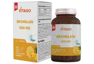 VITAGO PREMIUM BROMELAIN ICERAN TAKVIYE EDICI GIDA 60 tablet