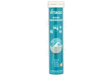 VITAGO MOOD MAGNEZYUM, VITAMIN B1,B2,B6 ICEREN TAKVIYE EDICI GIDA 20 tablet