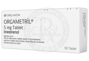 ORGAMETRİL 5 MG TABLET, 30 ADET