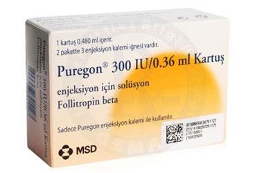 PUREGON 300 IU/0.36 MLENJEKSİYONLUK ÇÖZELTİ İÇERENKARTUŞ, 1 ADET