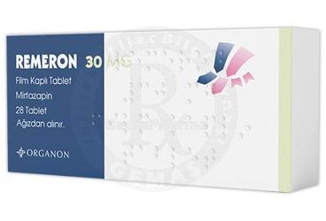 REMERON 30 MG FİLM KAPLITABLET, 28 ADET