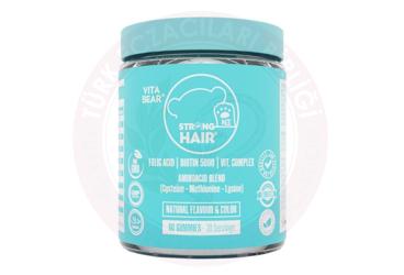 VITA BEAR STRONG HAIR TAKVIYE EDICI GIDA 60 tablet