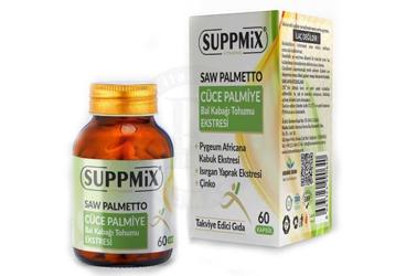 SUPPMIX CUCE PALMIYE, BAL KABAGI TOHUMU EKSTRESI ICEREN TAKVIYE EDICI GIDA 60 kapsül