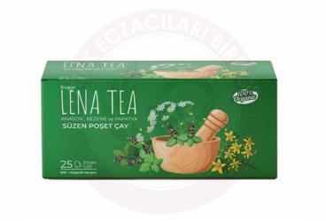 LENA TEA ANASON, REZENE VE PAPATYA SUZEN POSET CAY 25 poşet çay