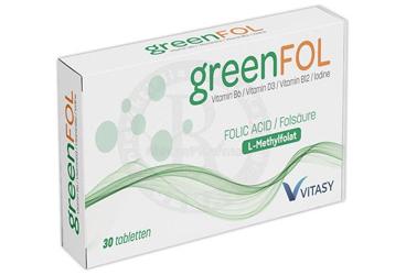 GREENFOL FOLIK ASIT ICEREN TAKVIYE EDICI TABLET 30 tablet