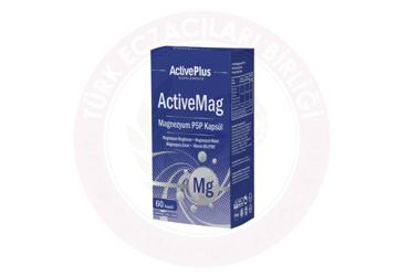 ACTIVE PLUS ACTIVEMAG MAGNEZYUM P5P TAKVIYE EDICI GIDA 60 kapsül