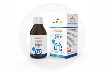 APICURE PROPOLIS VE BITKI EKSTRAKTI ICEREN SURUP 100 ml şişe