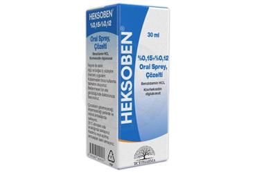 HEKSOBEN % 0,15+0,12 ORAL SPREY, ÇÖZELTİ