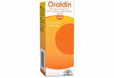 ORALDİN 50 MG+10 MG/1 ML ÇÖZELTİ