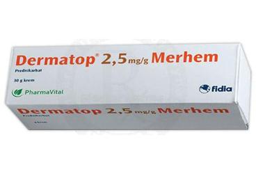 DERMATOP 2,5 MG/G MERHEM, 30 G