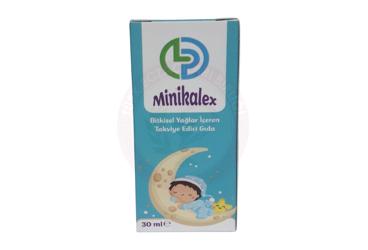 MINIKALEX BITKISEL YAGLAR ICEREN SIVI TAKVIYE EDICI GIDA 30 ml şişe