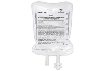 AYFLEKS %0,9 İZOTONİK SODYUM KLORÜR I.V. İNFÜZYONLUK ÇÖZELTİ , 1000 ML (SETSİZ)