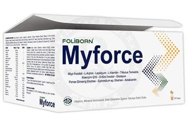 FOLIBORN MYFORCE TAKVIYE EDICI GIDA SASE 30 saşe