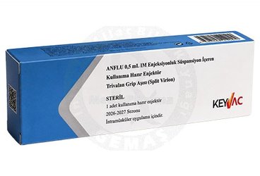 Anflu 0,5 mL IM Enjeksiyonluk Süspansiyon İçeren Kullanıma Hazır Enjektör (1 Adet)