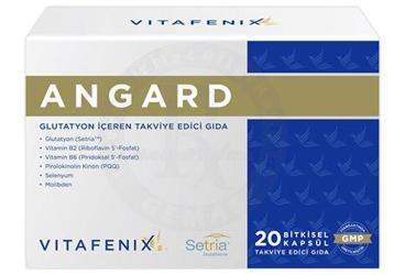 ANGARD GLUTATYON ICEREN TAKVIYE EDICI GIDA BITKISEL KAPSUL 20 kapsül