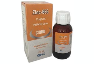 ZİNC-BEG 15 MG/5 ML PEDİYATRİK ŞURUP, 100 ML