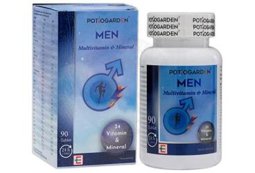 POTIOGARDEN MEN MULTIVITAMIN VE MINERAL ICEREN TAKVIYE EDICI GIDA TABLET 90 tablet