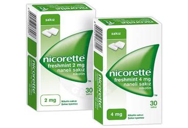 NICORETTE FRESHMINT 4 MG NANELI SAKIZ, 30 ADET