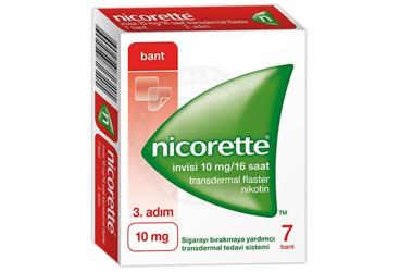 NICORETTE INVISI 10 MG/16 SAAT TRANSDERMAL FLASTER, 7 ADET