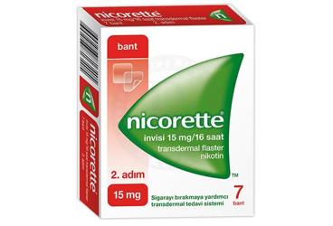 NICORETTE INVISI 15 MG/16 SAAT TRANSDERMAL FLASTER, 7 ADET