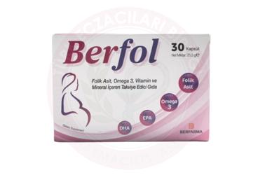 BERFOL TAKVIYE EDICI GIDA 30 kapsül