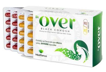DR OVER BLACK COHOSH ICEREN TAKVIYE EDICI GIDA 60 tablet