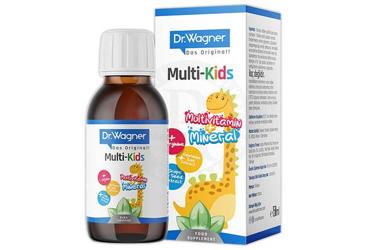 DR.WAGNER MULTI-KIDS TAKVIYE EDICI GIDA SURUP 150 ml şişe