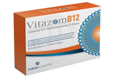 VITAZOM LIPOZOMAL VITAMIN B12 VE D-RIBOZ ICEREN TAKVIYE EDICI GIDA 30 kapsül