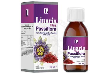 LINARIA PLUS PASSIFLORA VE SAFRAN ICEREN TAKVIYE EDICI GIDA 200 ml