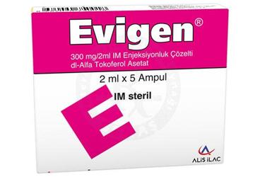 EVİGEN 300 MG/2 ML IM ENJEKSİYONLUK ÇÖZELTİ, 5 ADET