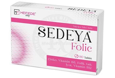 SEDEYA FOLIC TAKVIYE EDICI GIDA TABLET 30 tablet