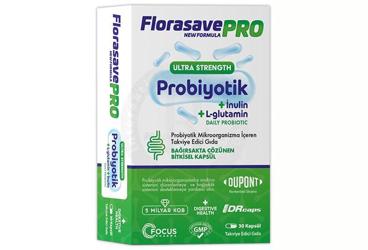 FLORASAVE PRO PROBIYOTIK TAKVIYE EDICI GIDA KAPSUL 30 kapsül