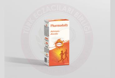 PHARMADAILY GINSENG MULTIVITAMIN & MINERAL ICEREN TAKVIYE EDICI GIDA TABLET 30 tablet