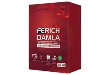 FERICH LIPOZOMAL DEMIR ICEREN SIVI TAKVIYE EDICI GIDA 30 ml şişe