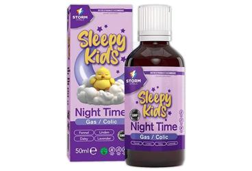 STORM VITALS SLEEPY KIDS NIGHT TIME SIVI TAKVIYE EDICI DAMLA 50 ml şişe