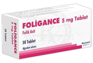 Foligance 5 mg Tablet, 50 ADET