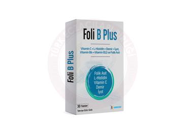 FOLI B PLUS TAKVIYE EDICI GIDA TABLET 30 tablet