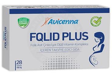 AVICENNA FQLID PLUS METILFOLAT & METILKOBALAMIN & ZN (CINKO) ICEREN TAKVIYE EDICI GIDA 28 tablet