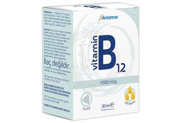 AVICENNA VITAMIN B12 ICEREN DAMLA/SPREY 1000 mcg 20 ml şişe