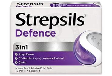 STREPSILS DEFENCE PASTIL 12 adet
